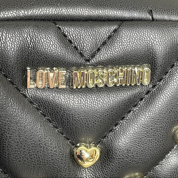 Love Moschino Borsa Matt Nappa Nero backpack NWT main image 4